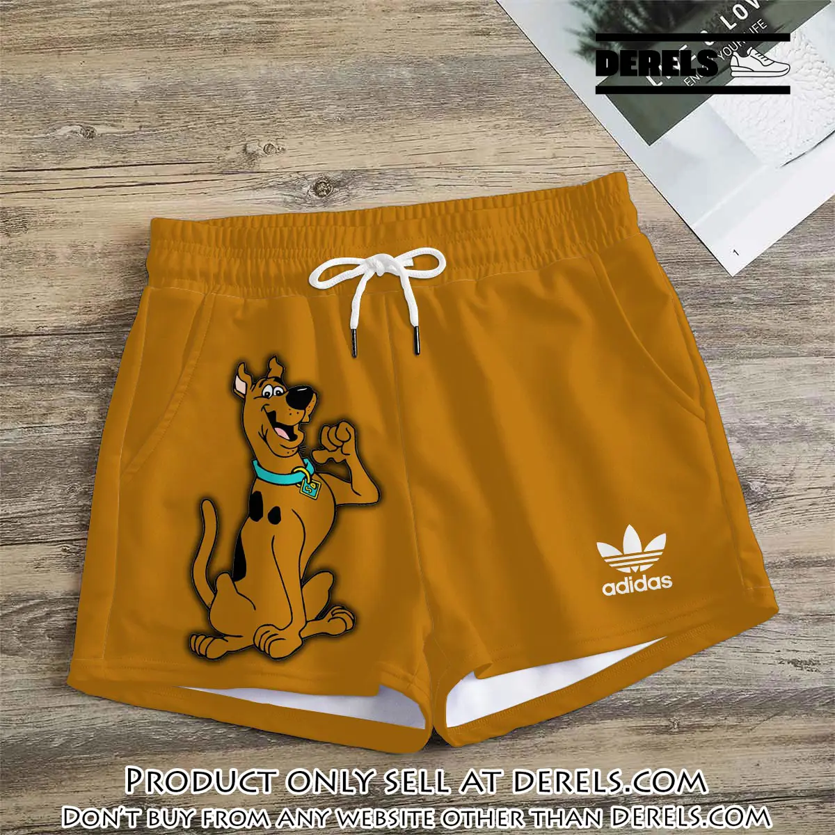 Premium scoobydoo in adidas women shorts lady beach shorts wms1075 dr3459806